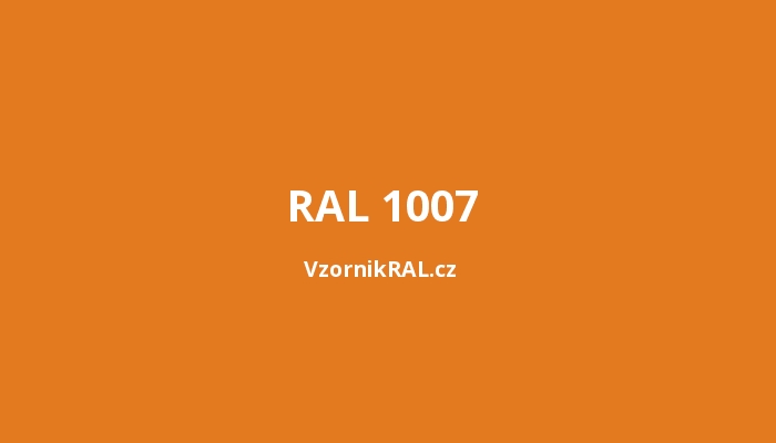 RAL 1007