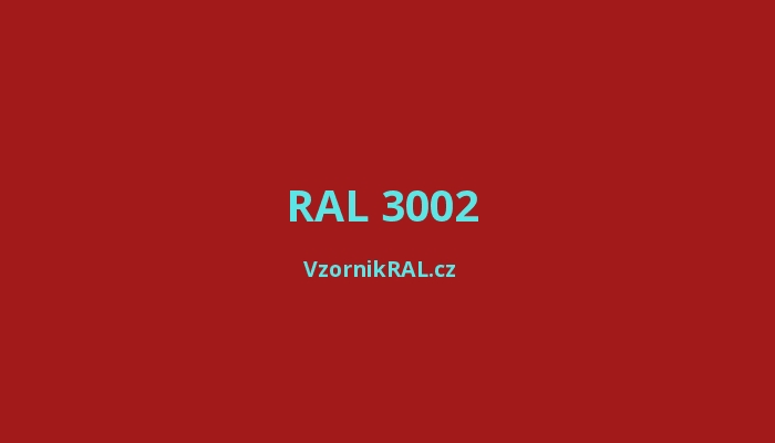 RAL 3002