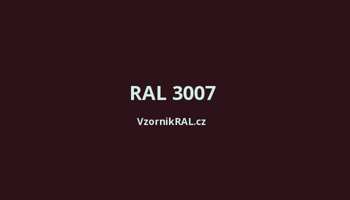 RAL 3007
