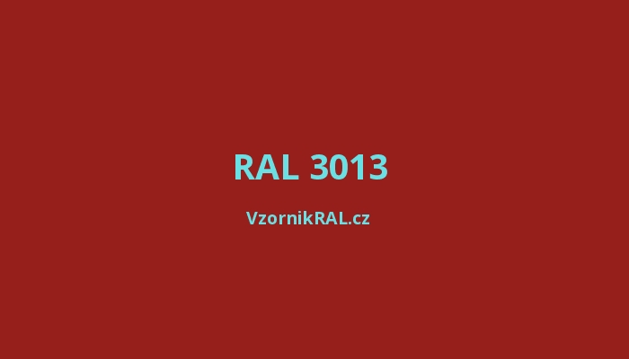 RAL 3013