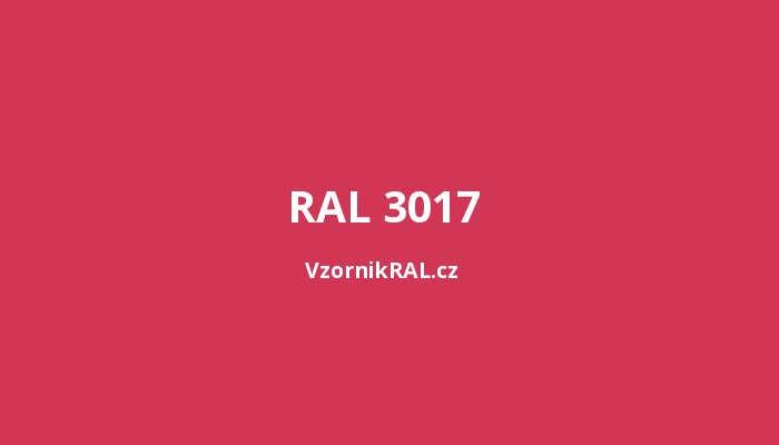 RAL 3017