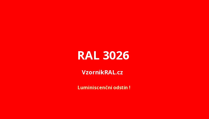 RAL 3026