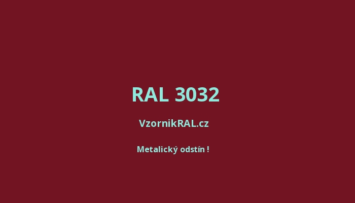 RAL 3032