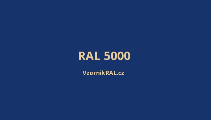 RAL 5000