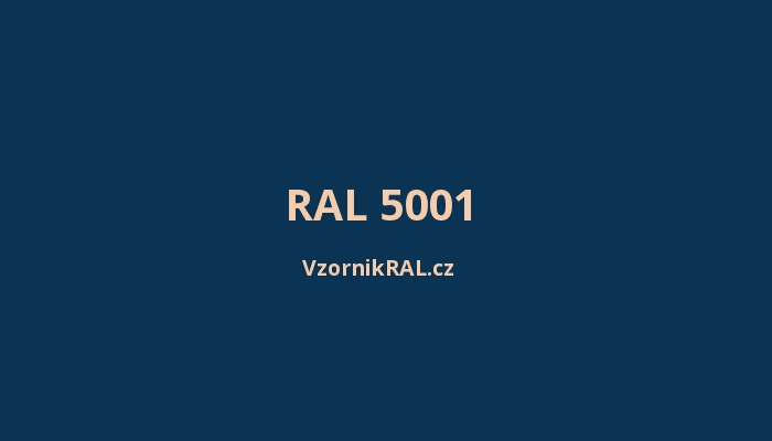 RAL 5001