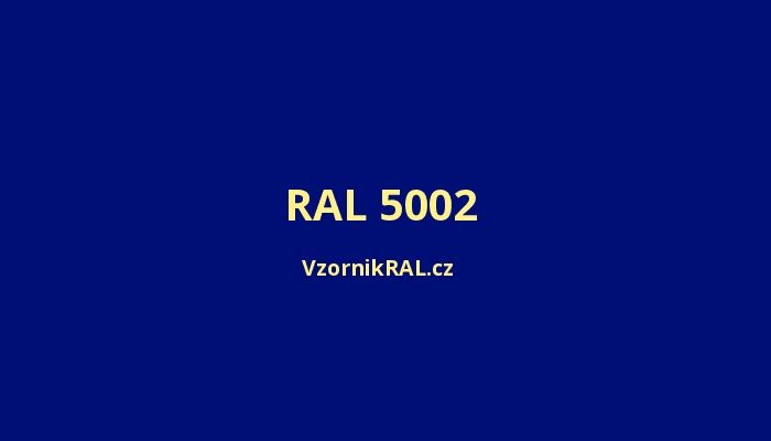 RAL 5002