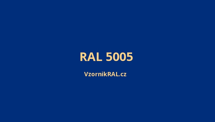 RAL 5005