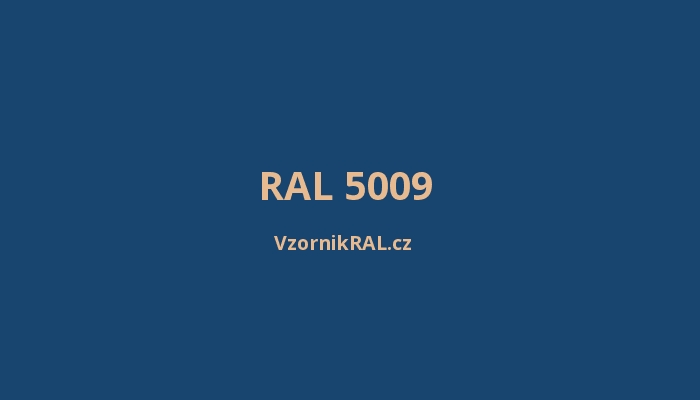 RAL 5009