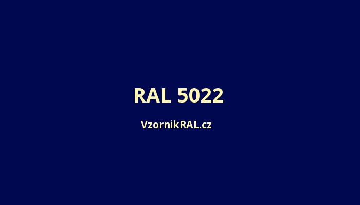 RAL 5022