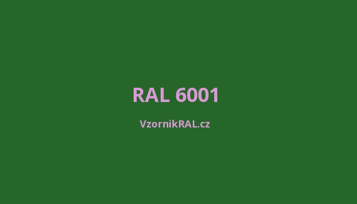 RAL 6001