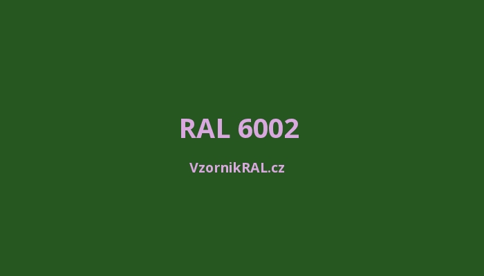 RAL 6002