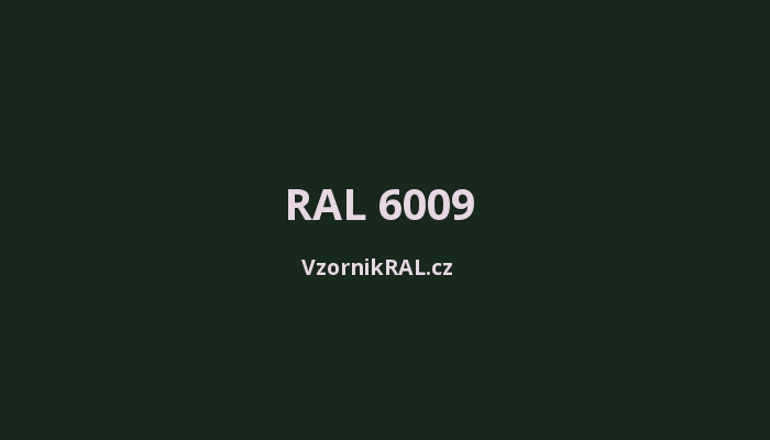 RAL 6009