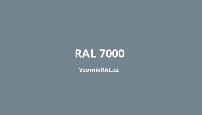 Ral 7000 в интерьере