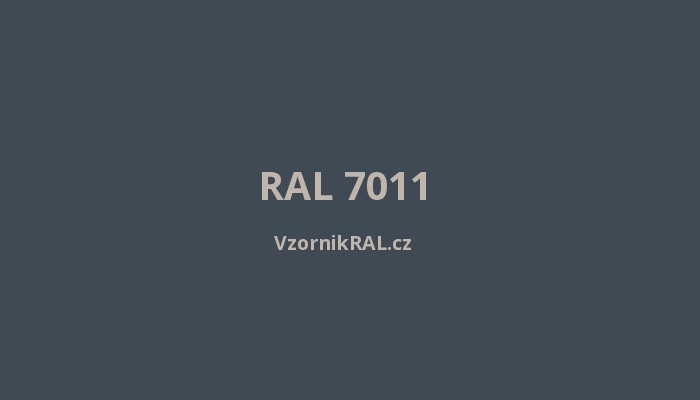 RAL 7011