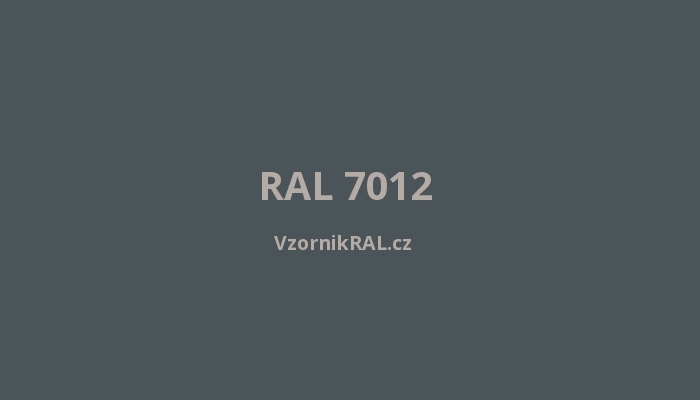 RAL 7012