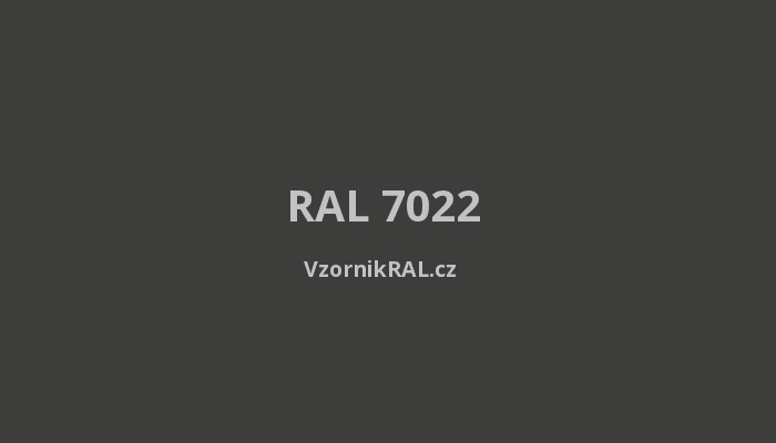 RAL 7022