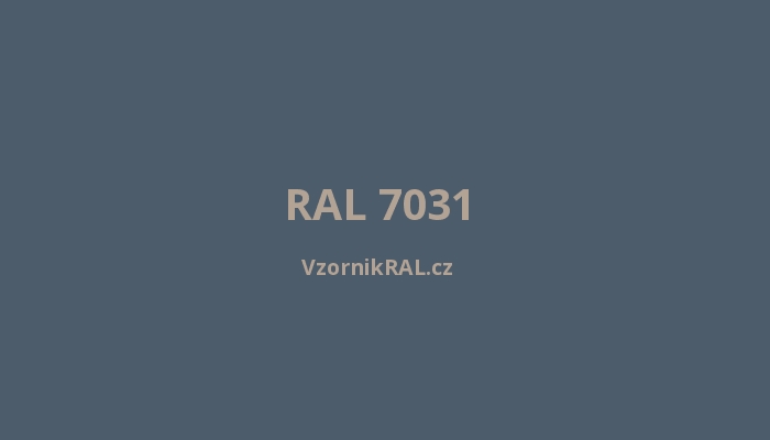 RAL 7031