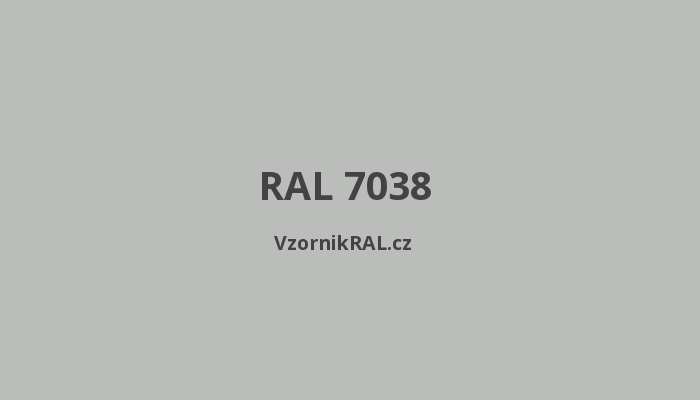 RAL 7038